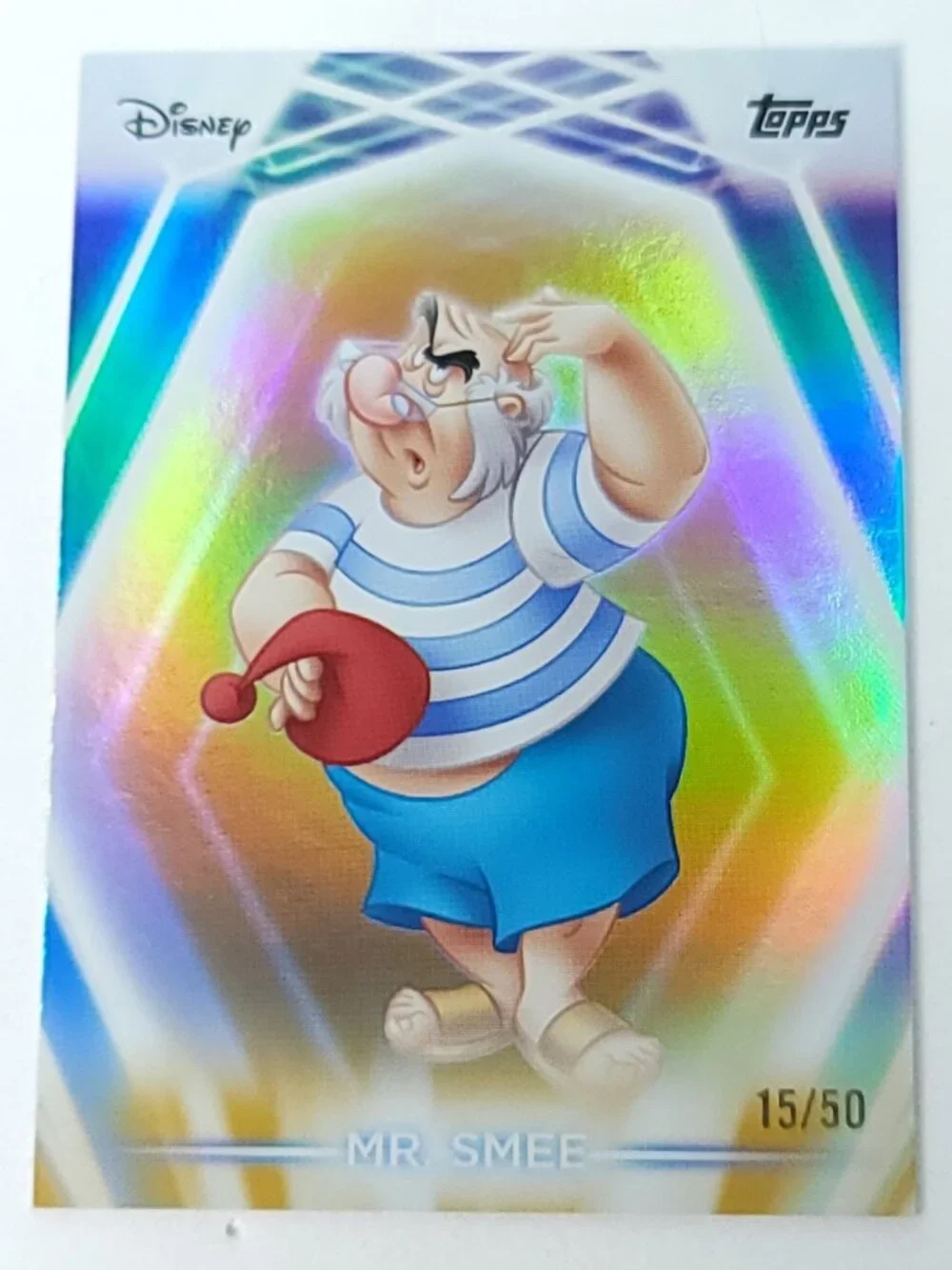 Mr Smee Topps 2026 Disney Neon Gold Holo Parallel Limited 15/50 - Picture 1 of 4